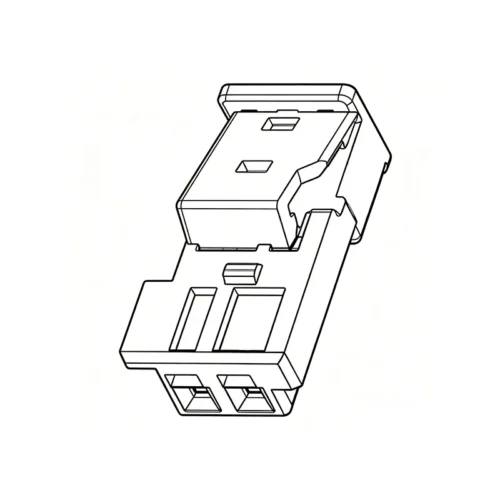 Auto Connector 1BK15-020721.1 1BK15-020721 Sealed Automotive Connector