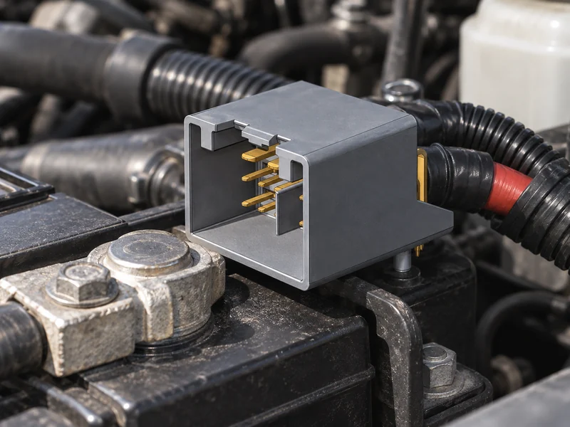 Battery connector terminal installation