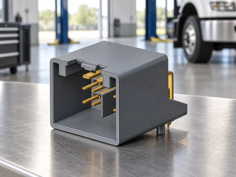 Battery connector terminal inspection