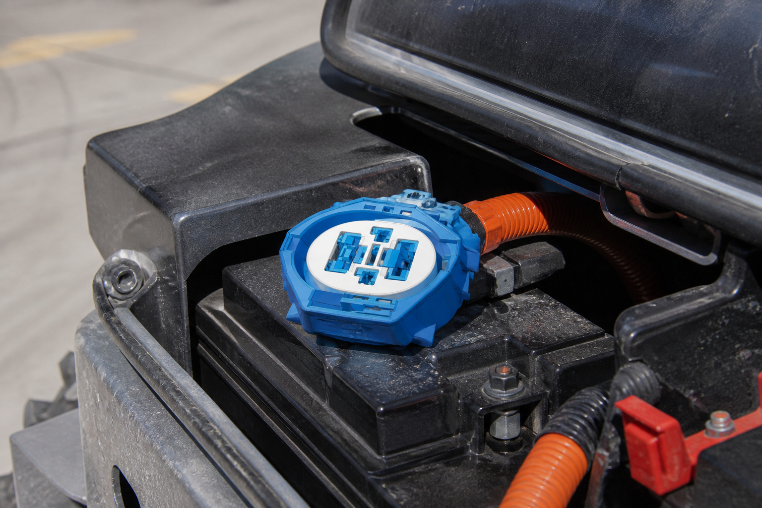 Battery terminal protector service inspection